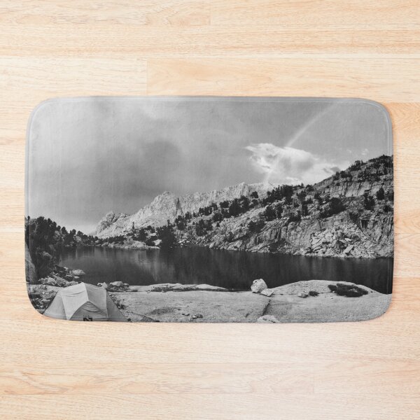 Item preview, Camping Under a Rainbow (Black and White) designed and sold by KarebearsTees.