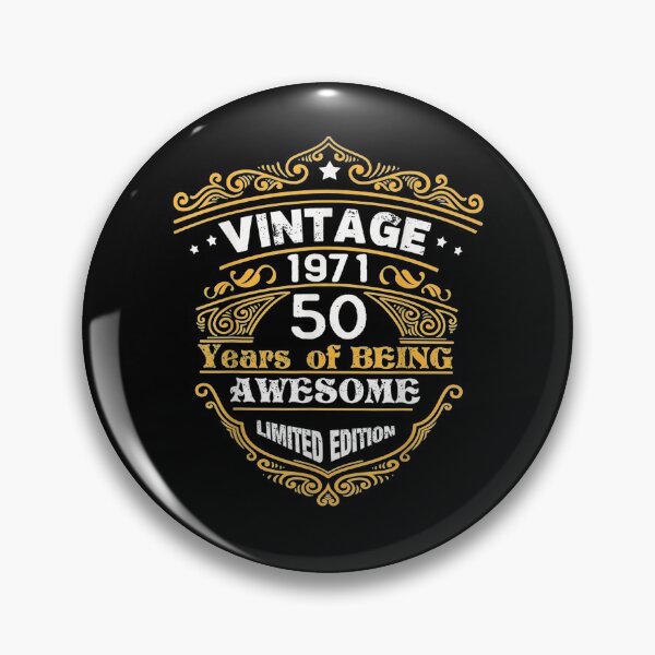 Item preview, Born In 1971 Gif 50 Years Of Being Awesome Birthday designed and sold by aguilaro.