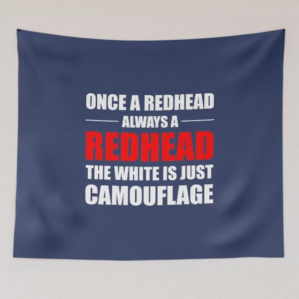 Item preview, Redhead Hair Quote Funny Humour Saying designed and sold by CuteDesigns1.