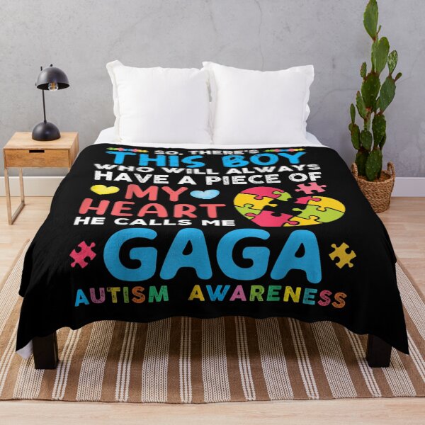 Item preview, There's This Boy He Calls Me Gaga Autism Awareness  designed and sold by charissamo77.