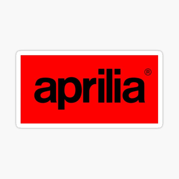 BEST SELLER - Aprilia Logo Merchandise Sticker
