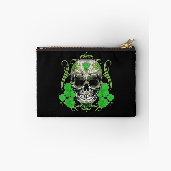 Item preview, Cool Sugar Skull Saint Patricks Day Of Dead 2021  designed and sold by charissamo77.