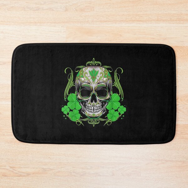 Item preview, Cool Sugar Skull Saint Patricks Day Of Dead 2021  designed and sold by charissamo77.