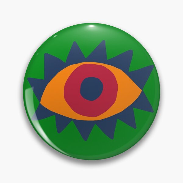 Item preview, Eye Spy (green) designed and sold by The Wallpaper Files.
