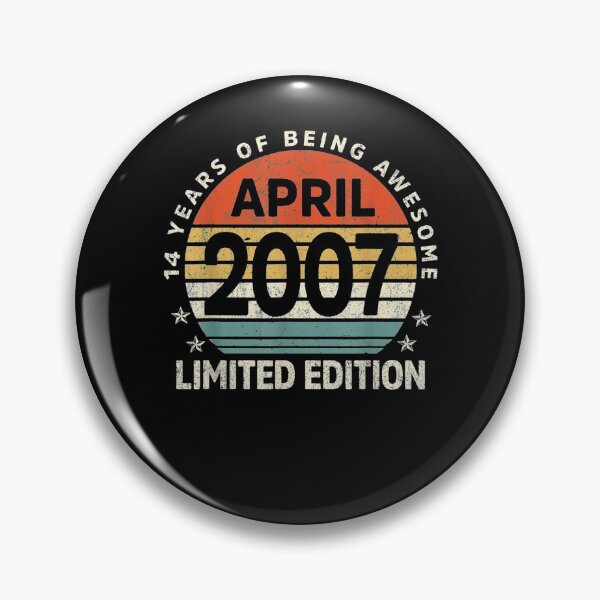 Item preview, Retro 14 Years Old Gift Vintage April 2007 Limited Edition designed and sold by charissamo77.