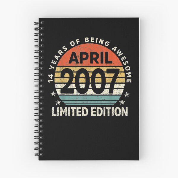 Item preview, Retro 14 Years Old Gift Vintage April 2007 Limited Edition  designed and sold by charissamo77.