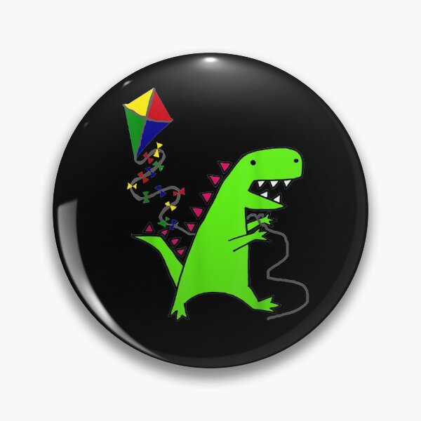 Item preview, Smilealotteesa Funny Green T Rex Dinosaur Flying A Kite designed and sold by aguilaro.