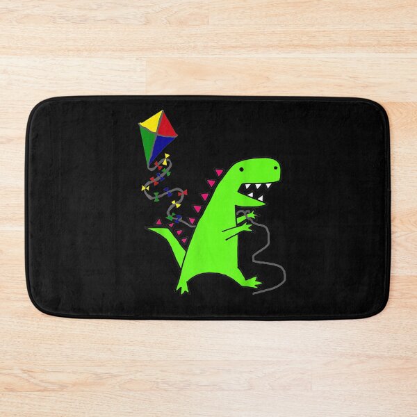 Item preview, Smilealotteesa Funny Green T Rex Dinosaur Flying A Kite designed and sold by aguilaro.