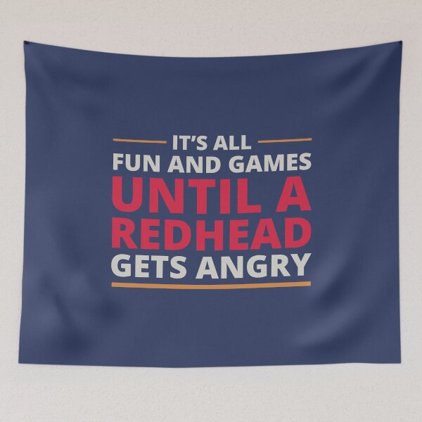 Item preview, Redhead Hair Quote Funny Humour Saying designed and sold by CuteDesigns1.