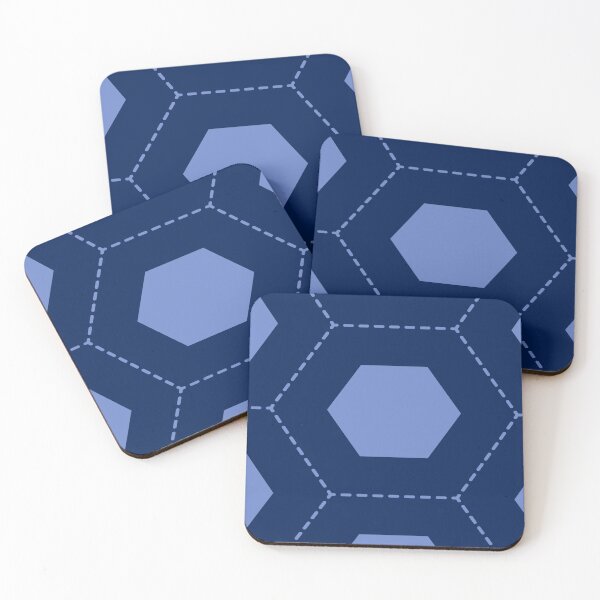 Item preview, Hexagon Blue designed and sold by RONZk.