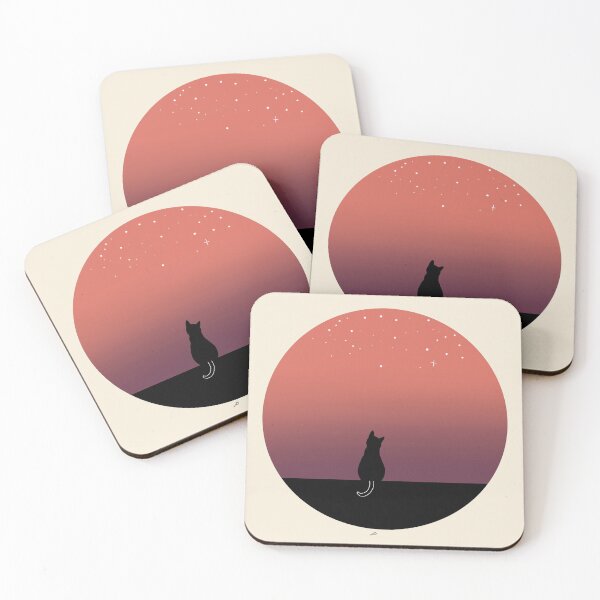 Item preview, Cats Love Sunsets As Well  designed and sold by maddiebettsart.