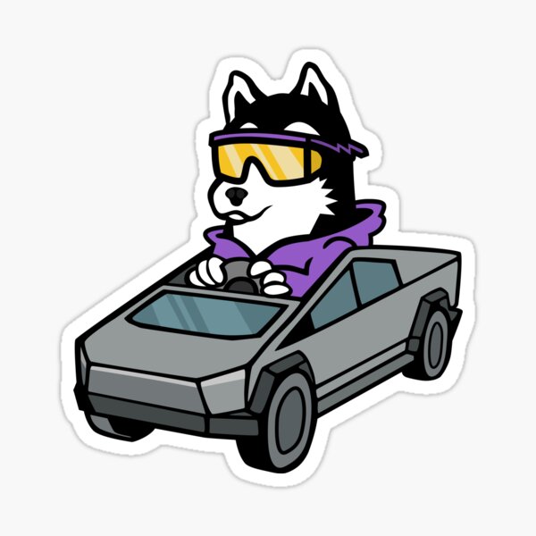 Item preview, Dawgs (Cyber Truck) designed and sold by DawgStickers.