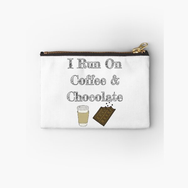 Item preview, I Run On Coffee And Chocolate designed and sold by TheButtonCrew.