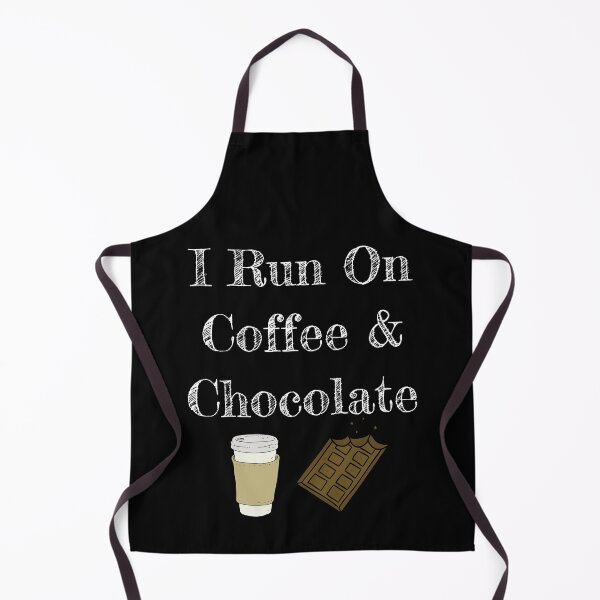 Item preview, I Run On Coffee And Chocolate designed and sold by TheButtonCrew.