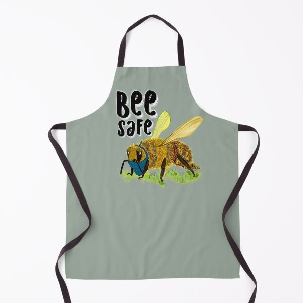 Item preview, Funny Bee Safe - Bee Wearing a Mask Graphic designed and sold by FileStyle.