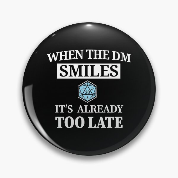 Item preview, When The DM Smiles It's Already Too Late designed and sold by Free Shipping ✨ TODAY ONLY!.
