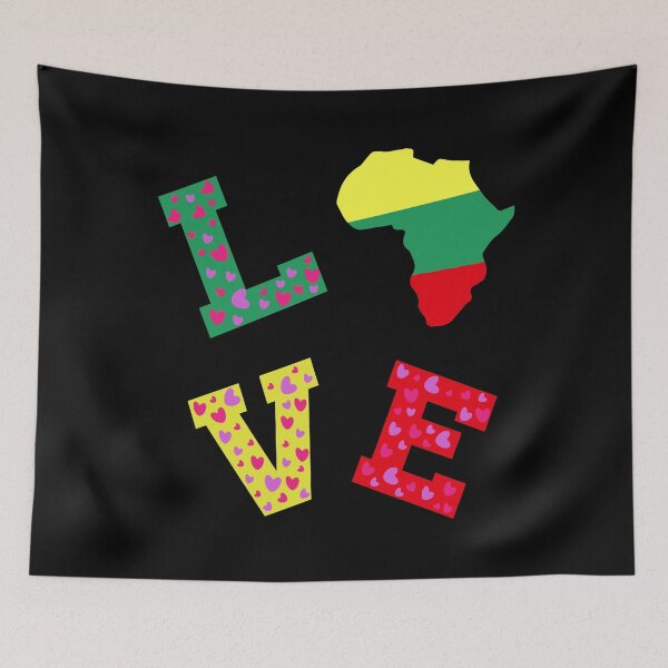 Item preview, Love Africa Black History Month Valentines Day designed and sold by TooFlyDesign.