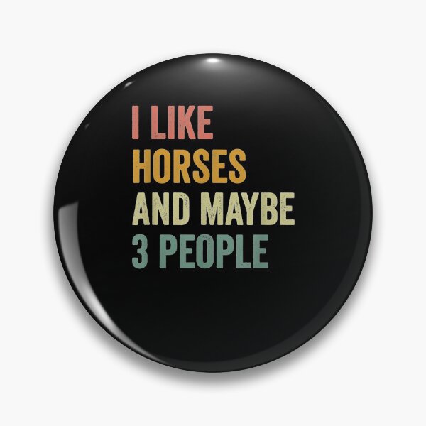 Item preview, I Like Horses And Maybe 3 People Vintage Horseriding  designed and sold by charissamo77.