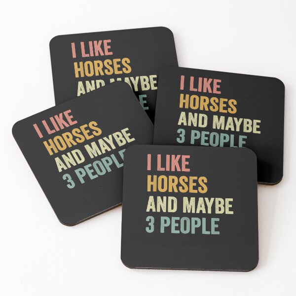 Item preview, I Like Horses And Maybe 3 People Vintage Horseriding  designed and sold by charissamo77.