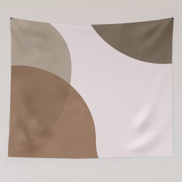 Item preview, Neutral Abstract Shapes, Line Art Drawing, Scandi Artwork 3 designed and sold by technicolorable_art.