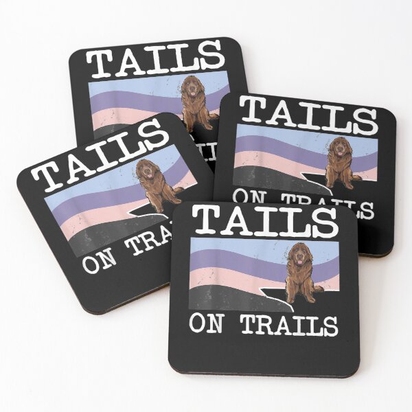 Item preview, Newfoundland Tails On Trails Funny Dog Hiking  designed and sold by charissamo77.