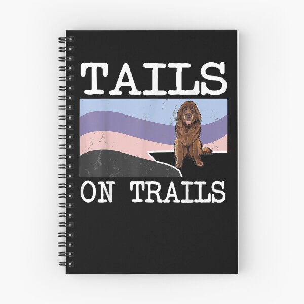Item preview, Newfoundland Tails On Trails Funny Dog Hiking  designed and sold by charissamo77.