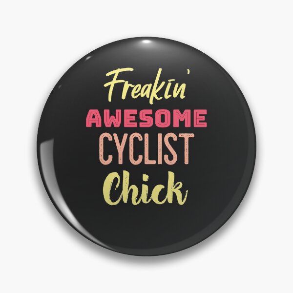 Item preview, Freakin 'Awesome Cyclist Chick designed and sold by EricJP.