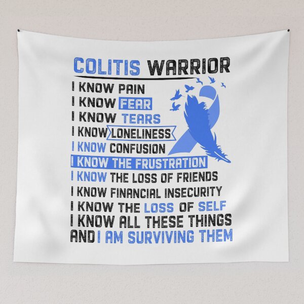 Item preview, I Am Colitis Warrior, I Know All These Things and I Am Surviving Them designed and sold by DianabellShop.