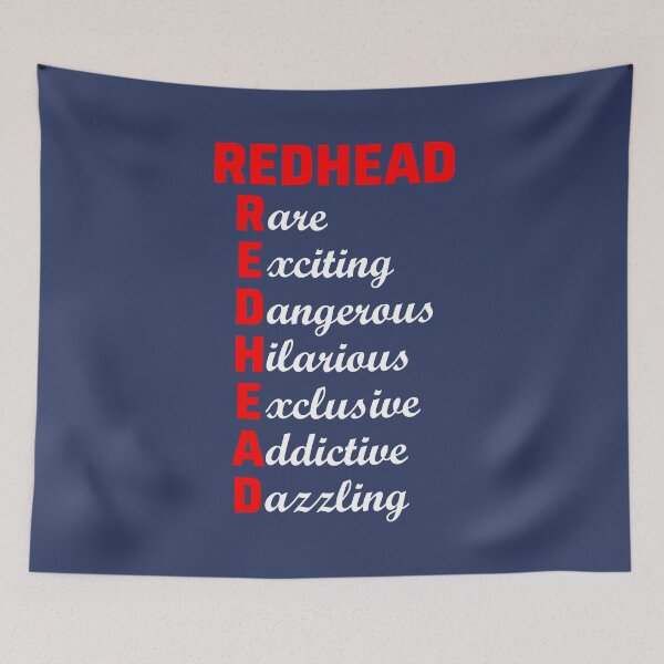 Item preview, Redhead Hair Quote Funny Humour Saying designed and sold by CuteDesigns1.