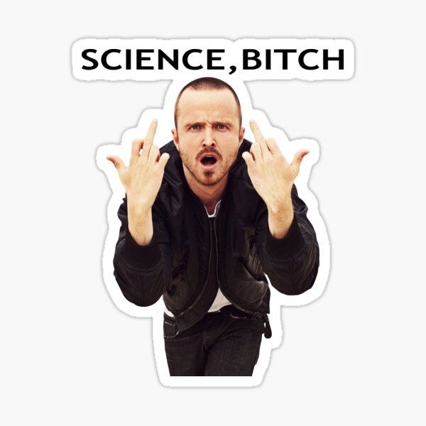 Jesse Pinkman - Science Bitch - Breaking Bad 56 Camisas retro gráficas para mujer - Pegatina