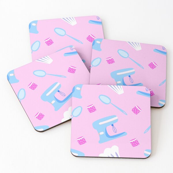 Item preview, pink pattern with planetary mixer  designed and sold by milkyway555.