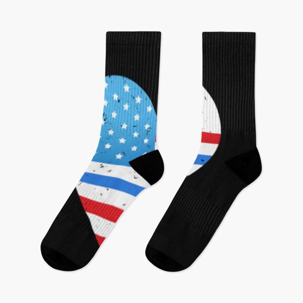 Item preview, Police Officer USA American Flag Heart Thin Blue Line designed and sold by TooFlyDesign.