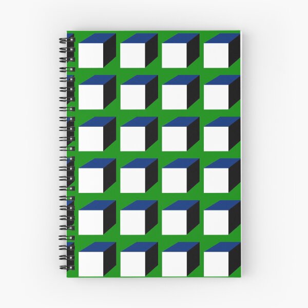 Item preview, Green | Black | White | Navy | Geometric Squares Print Pattern designed and sold by Aryeh Studio.