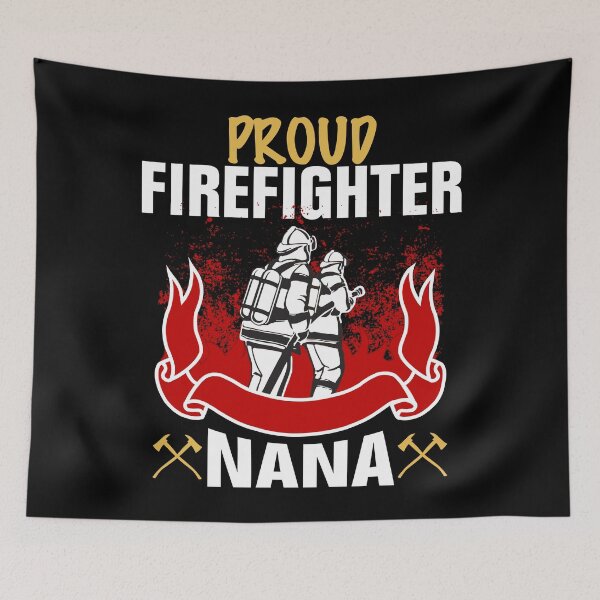 Item preview, Proud Firefighter Nana designed and sold by TooFlyDesign.