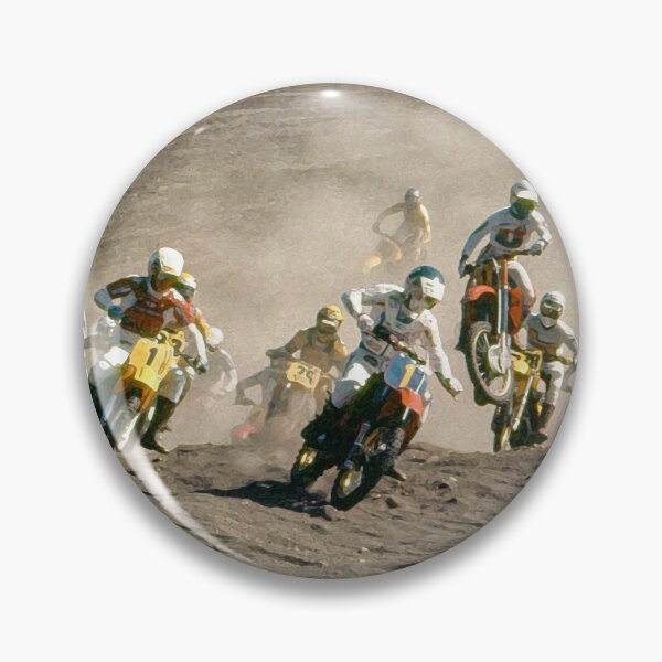 Item preview, 1984 500 National at Saddleback Park - First Turn on Bazai Hill designed and sold by mxartgallery.