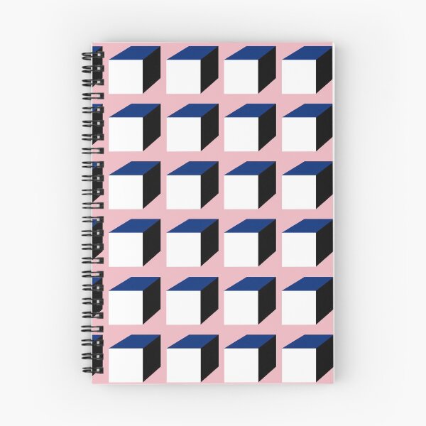 Item preview, Pink | Black | White | Navy | Geometric Squares Print Pattern designed and sold by Aryeh Studio.