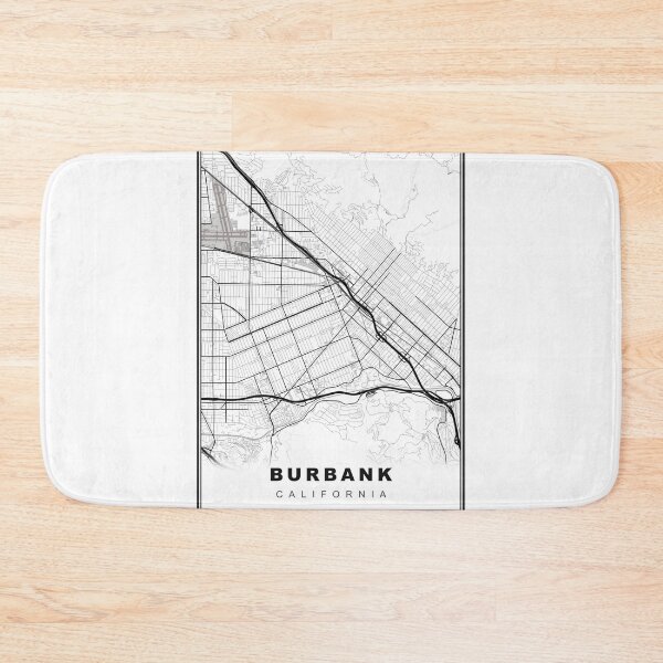 Item preview, Burbank Map designed and sold by Tamas Das.