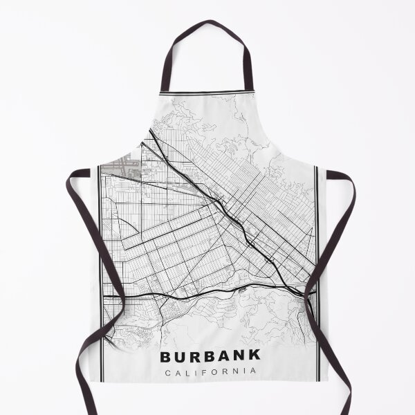 Item preview, Burbank Map designed and sold by Tamas Das.