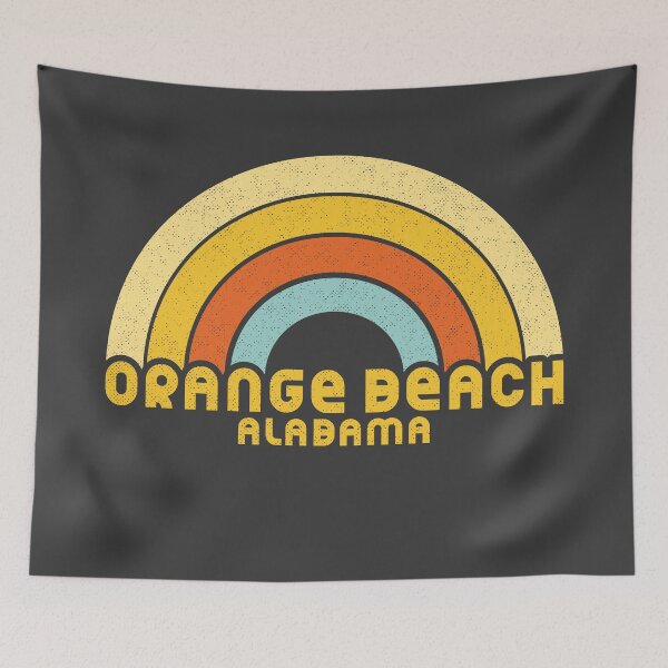 Item preview, Retro Orange Beach Alabama designed and sold by dk80.