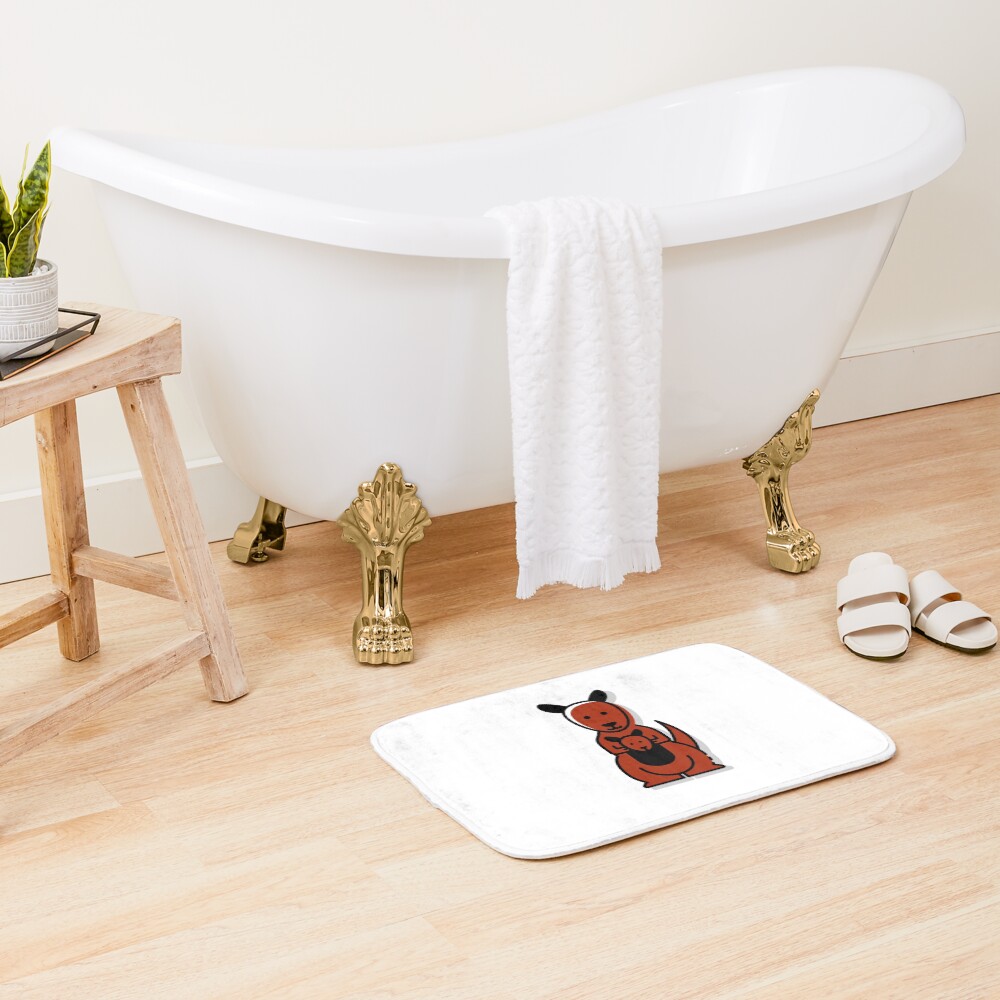 Item preview, Bath Mat designed and sold by RedsStickerShop.