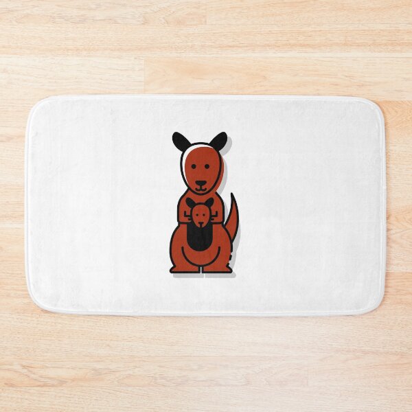 Item preview, Kangaroo and a Joey designed and sold by RedsStickerShop.