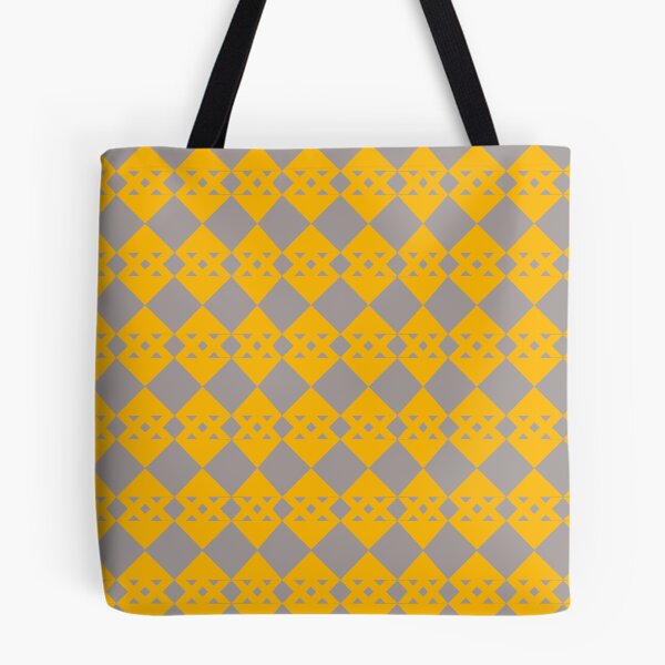 Item preview, Abstract yellow and grey continuous pattern designed and sold by ikshvaku.