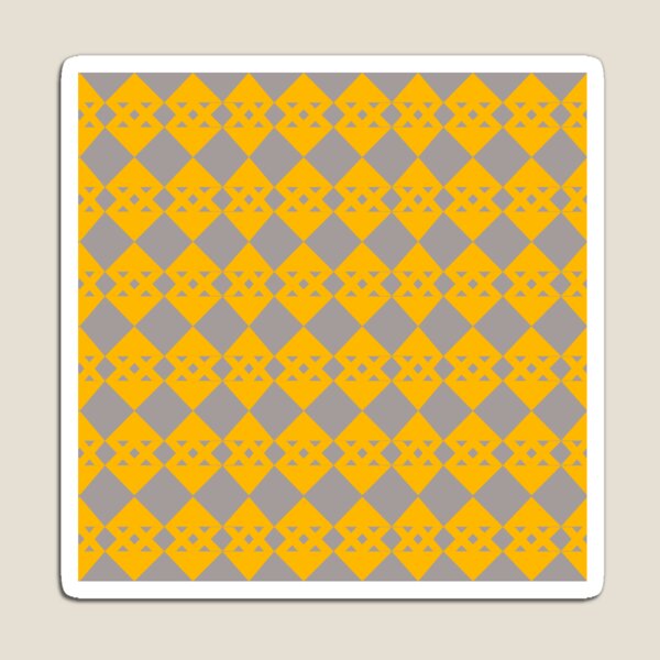 Item preview, Abstract yellow and grey continuous pattern designed and sold by ikshvaku.
