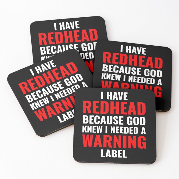 Item preview, Redhead Hair Quote Funny Humour Saying designed and sold by CuteDesigns1.