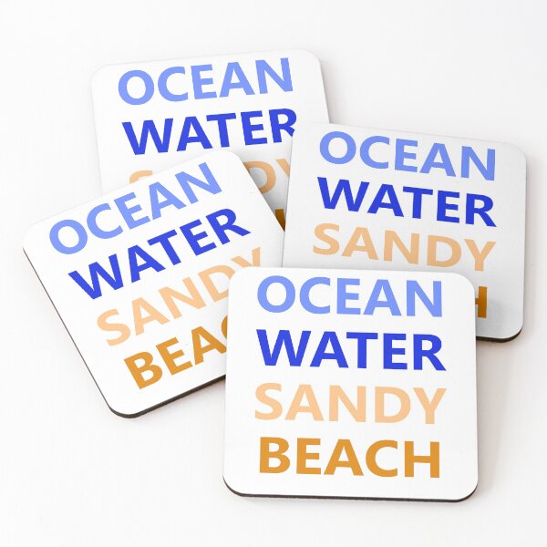 Item preview, Ocean Water Sandy Beach designed and sold by Motion Designs.