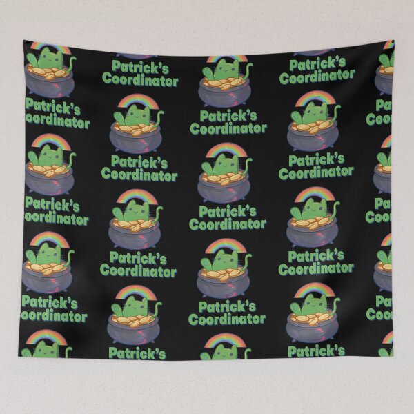 Item preview, Patrick's Coordinator Cute Green Cat designed and sold by GalaxyChicken.
