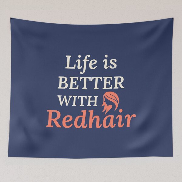 Item preview, Redhead Hair Quote Funny Humour Saying designed and sold by CuteDesigns1.