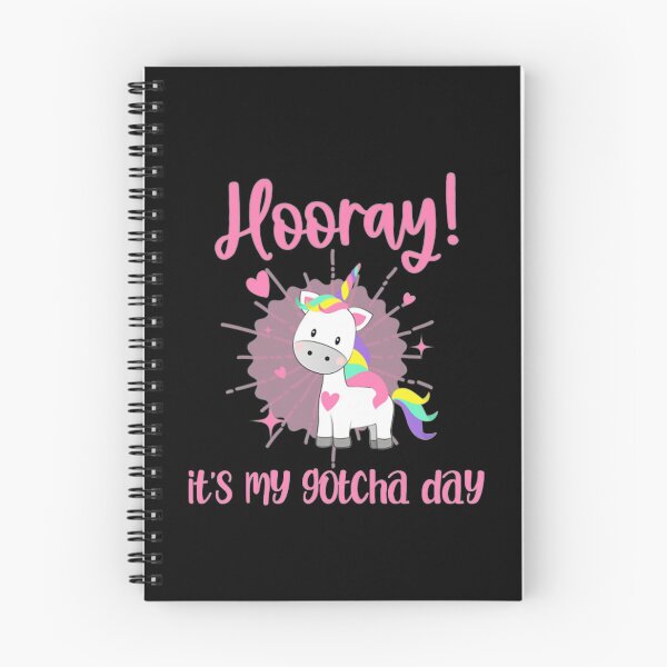Item preview, Hooray It's My Gotcha Day Adoption Unicorn designed and sold by AngelJames.