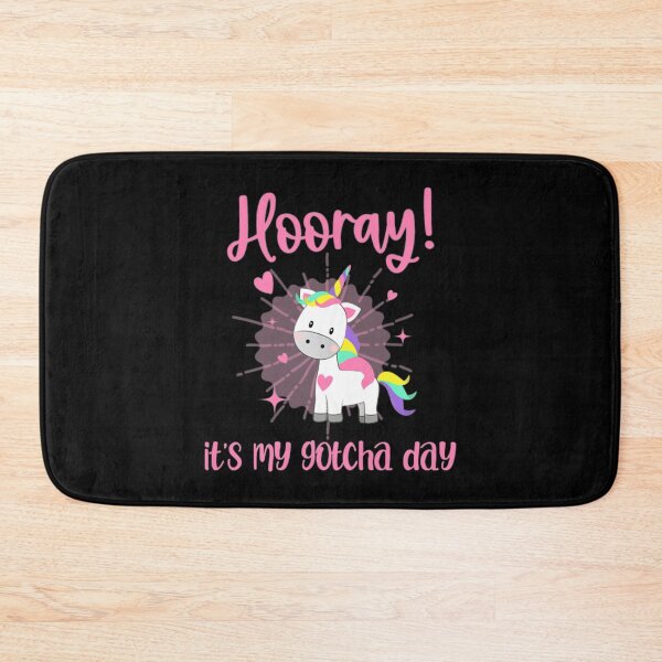 Item preview, Hooray It's My Gotcha Day Adoption Unicorn designed and sold by AngelJames.