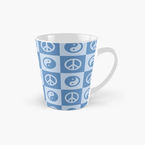 Item preview, Blue Checkered Yin & Yang Pattern designed and sold by ZANGRAM.